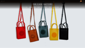 What Thecasefactory.com website looked like in 2020 (3 years ago)