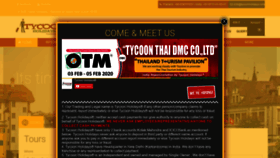 What Tycoon-holidays.com website looked like in 2020 (3 years ago)