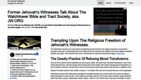 What Thejehovahswitnesses.org website looked like in 2020 (3 years ago)