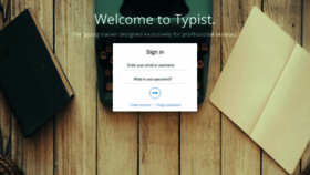 What Typistapp.ca website looked like in 2020 (3 years ago)