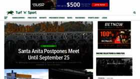 What Turfnsport.com website looked like in 2020 (3 years ago)