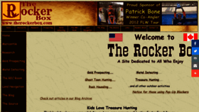 What Therockerbox.com website looked like in 2020 (3 years ago)