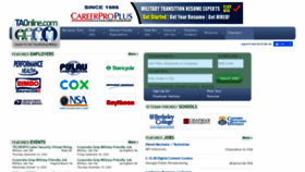 What Taonline.com website looked like in 2020 (3 years ago)