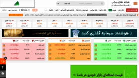 What Tgju.org website looked like in 2020 (6 years ago)