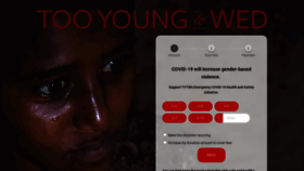 What Tooyoungtowed.org website looked like in 2020 (3 years ago)