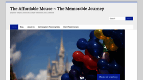 What Theaffordablemouse.com website looked like in 2020 (3 years ago)
