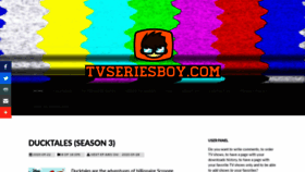 What Tvseriesboy.com website looked like in 2020 (3 years ago)
