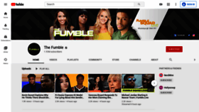What Thefumble.com website looked like in 2020 (5 years ago)