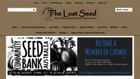 What Thelostseed.com.au website looked like in 2020 (3 years ago)