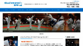 What Taekwondo.co.jp website looked like in 2020 (3 years ago)