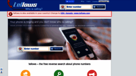 What Tellows.co.uk website looked like in 2020 (5 years ago)