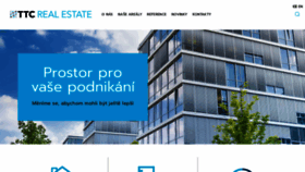 What Ttc-nemovitosti.cz website looked like in 2020 (3 years ago)