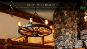 What Timberwolfrealty.com website looked like in 2020 (5 years ago)