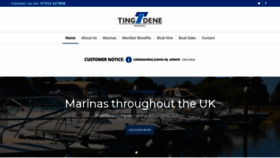 What Tingdene-marinas.co.uk website looked like in 2020 (3 years ago)