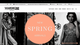 What Thewardrobe.com.au website looked like in 2020 (3 years ago)