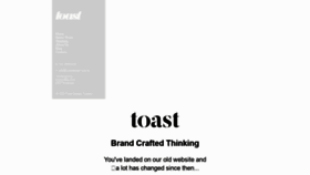 What Toastdesign.com.au website looked like in 2020 (3 years ago)