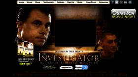 What Theinvestigatormovie.com website looked like in 2020 (3 years ago)