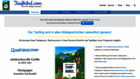 What Taufbibel.com website looked like in 2020 (3 years ago)