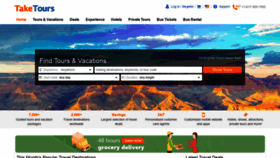What Taketours.com website looked like in 2020 (3 years ago)