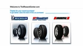 What Tirerewardcenter.com website looked like in 2020 (3 years ago)