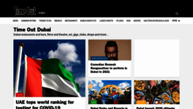 What Timeoutdubai.com website looked like in 2020 (3 years ago)