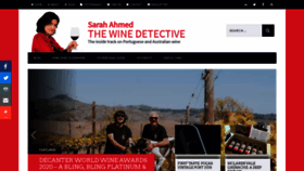 What Thewinedetective.co.uk website looked like in 2020 (3 years ago)