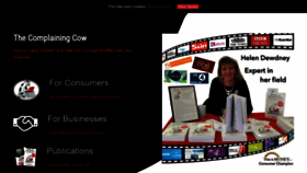What Thecomplainingcow.co.uk website looked like in 2020 (3 years ago)