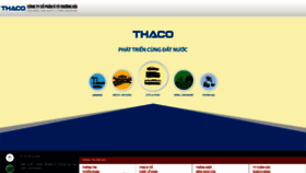 What Thacogroup.vn website looked like in 2020 (3 years ago)