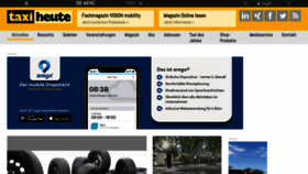 What Taxi-heute.de website looked like in 2020 (3 years ago)