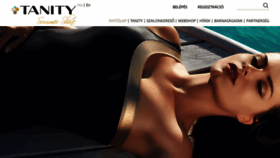 What Tanity.hu website looked like in 2020 (4 years ago)