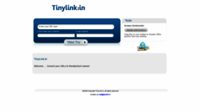 What Tinylink.in website looked like in 2020 (3 years ago)