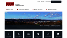 What Tauberbischofsheim.de website looked like in 2020 (3 years ago)