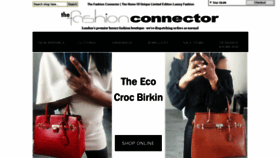 What Thefashionconnector.com website looked like in 2020 (3 years ago)