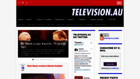 What Televisionau.com website looked like in 2020 (3 years ago)