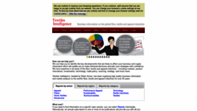 What Textilesintelligence.com website looked like in 2020 (3 years ago)