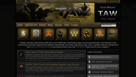 What Taw.net website looked like in 2020 (3 years ago)