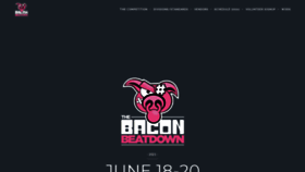 What Thebaconbeatdown.com website looked like in 2020 (3 years ago)