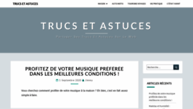 What Trucsetastuces.biz website looked like in 2020 (3 years ago)