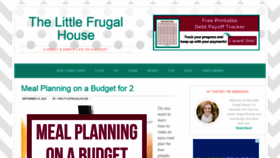 What Thelittlefrugalhouse.com website looked like in 2020 (3 years ago)