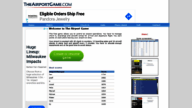 What Theairportgame.com website looked like in 2020 (3 years ago)