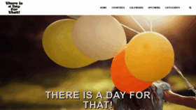 What Thereisadayforthat.com website looked like in 2020 (3 years ago)