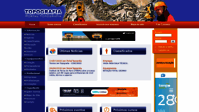 What Topografia.com.br website looked like in 2020 (3 years ago)