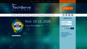 What Techservealliance.org website looked like in 2020 (3 years ago)