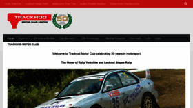 What Trackrodmotorclub.co.uk website looked like in 2020 (3 years ago)