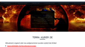 What Terra-kurier.de website looked like in 2020 (3 years ago)