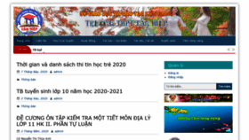 What Thpttanhiep.net website looked like in 2020 (3 years ago)