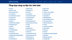 What Tienichnho.com website looked like in 2020 (3 years ago)