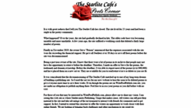 What Thestarlitecafe.com website looked like in 2020 (3 years ago)