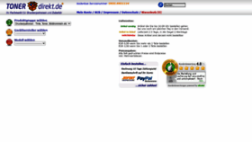 What Toner-direkt.de website looked like in 2020 (3 years ago)