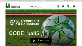 What Teamstolz.de website looked like in 2020 (3 years ago)